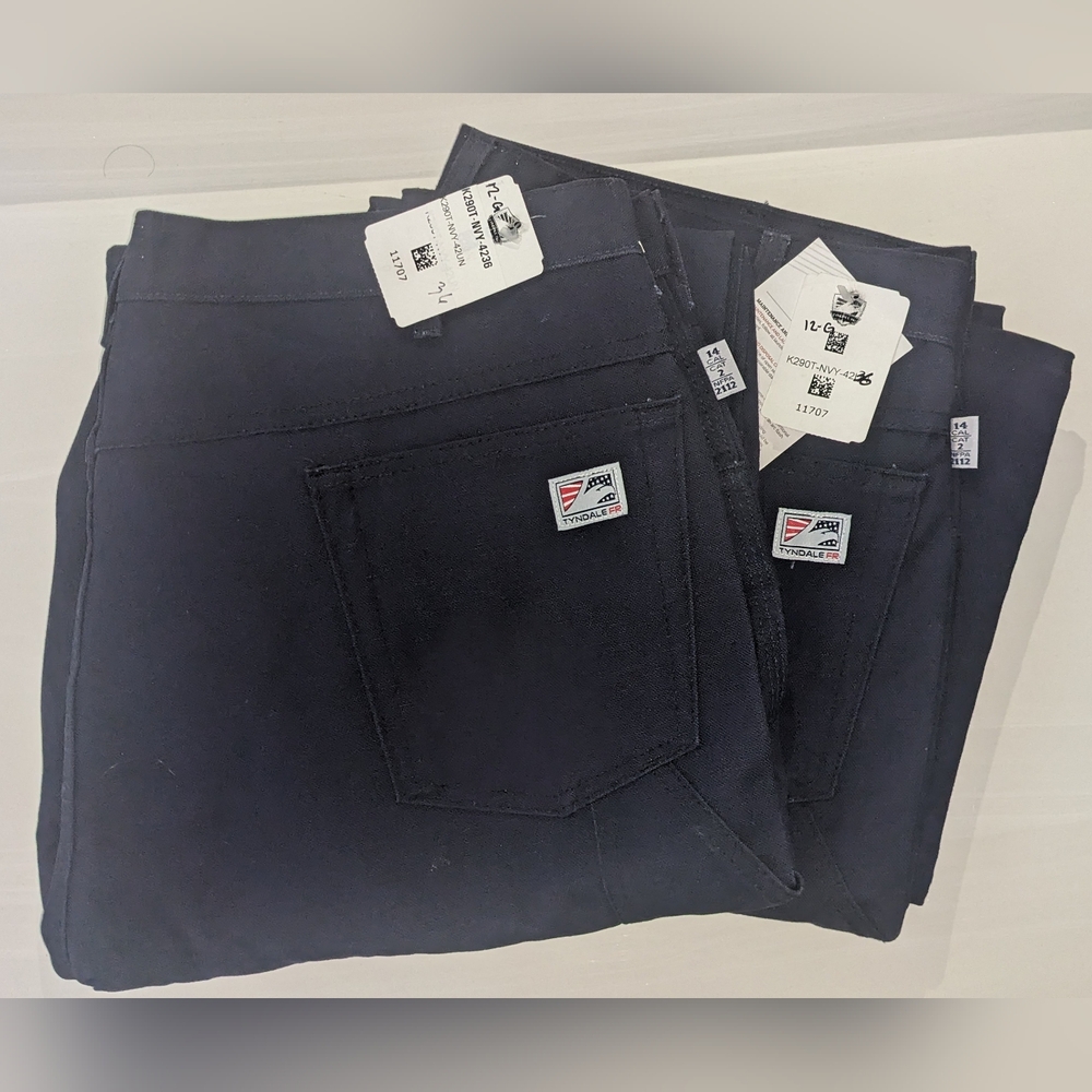 TYNDALE FR ARC RATED / FLAME RESISTANT PANTS 2 Left NWT